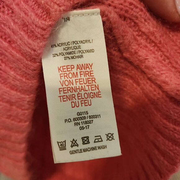 Mini Boden pink cardigan sz 9-10 long sleeve soft fuzzy - Picture 4 of 8
